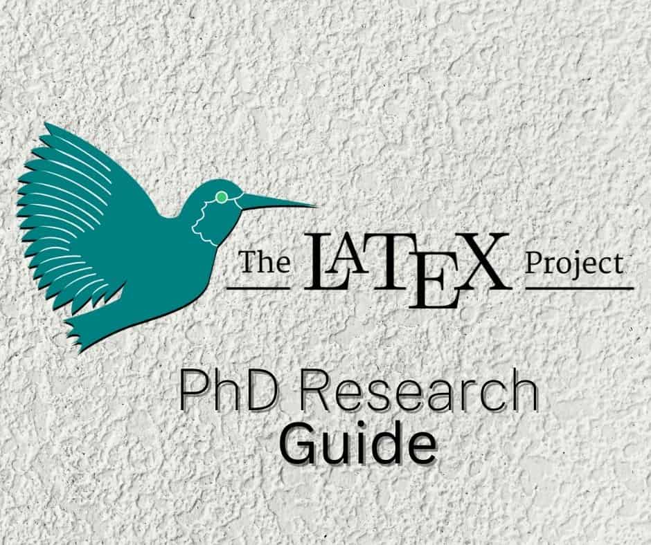 Latex Software for Thesis Writing